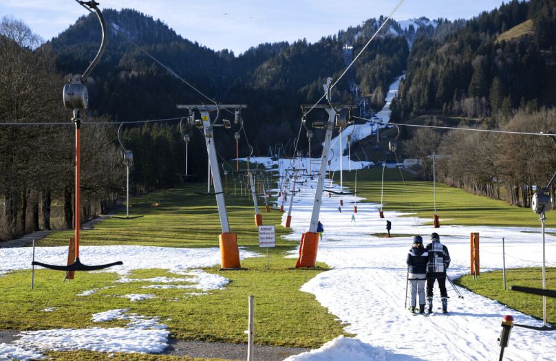Last winter saw sparse snowfall and unseasonably warm weather across Central Europe's mountains. 