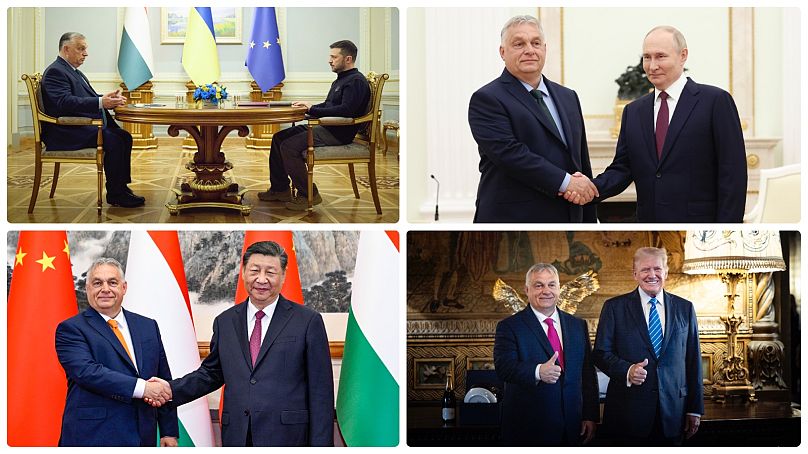 Orbán Viktor július 2-án Zelenszkijjel, 5-én Putyinnal, 8-án Hszivel, 12-én Trumppal tárgyalt