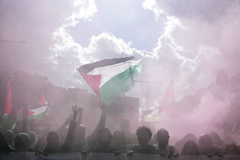 Διαδήλωση υπέρ των παλαιστινίων
