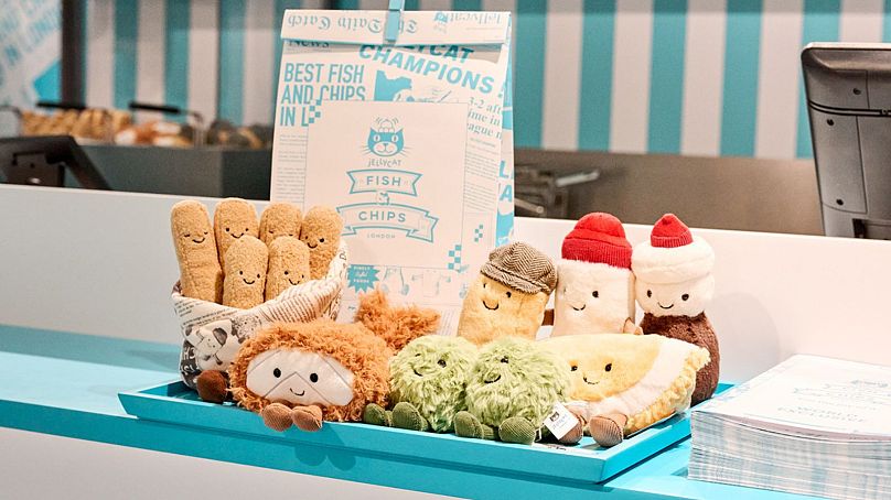 A London-based, fish 'n' chips themed Jellycat pop-up opened in July.