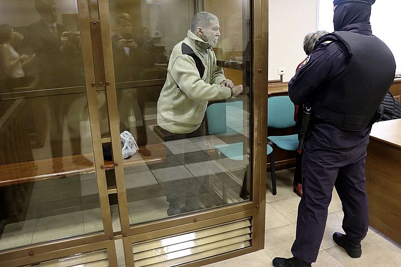 Стивен Хаббард в зале суда