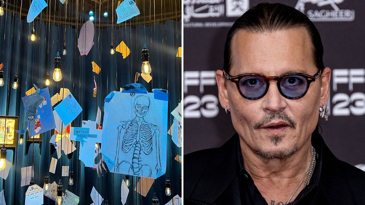 'A Bunch of Stuff': Johnny Depp’s creative chaos goes on display at New York exhibition