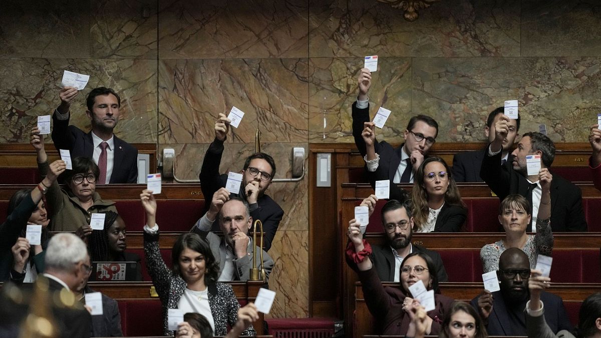 Le gouvernement français survivra à un vote de défiance avec le soutien des groupes de droite