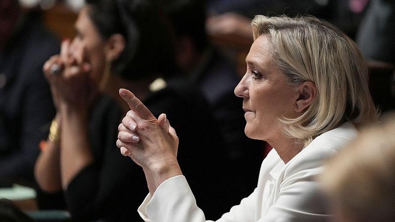 Ulusal Birlik (RN) partisinin lideri Marine Le Pen