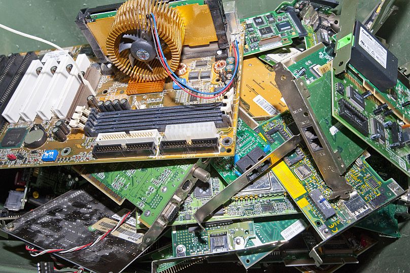 Europe generates 13 billion kg of e-waste annually