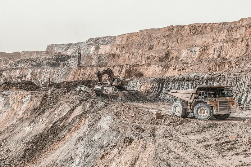 A copper mine in Iran