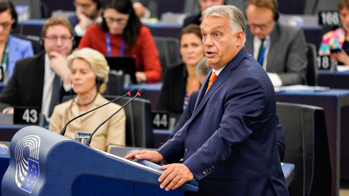 Hitzige Debatte: Viktor Orbán und Ursula von der Leyen streiten im EU-Parlament  | Euronews