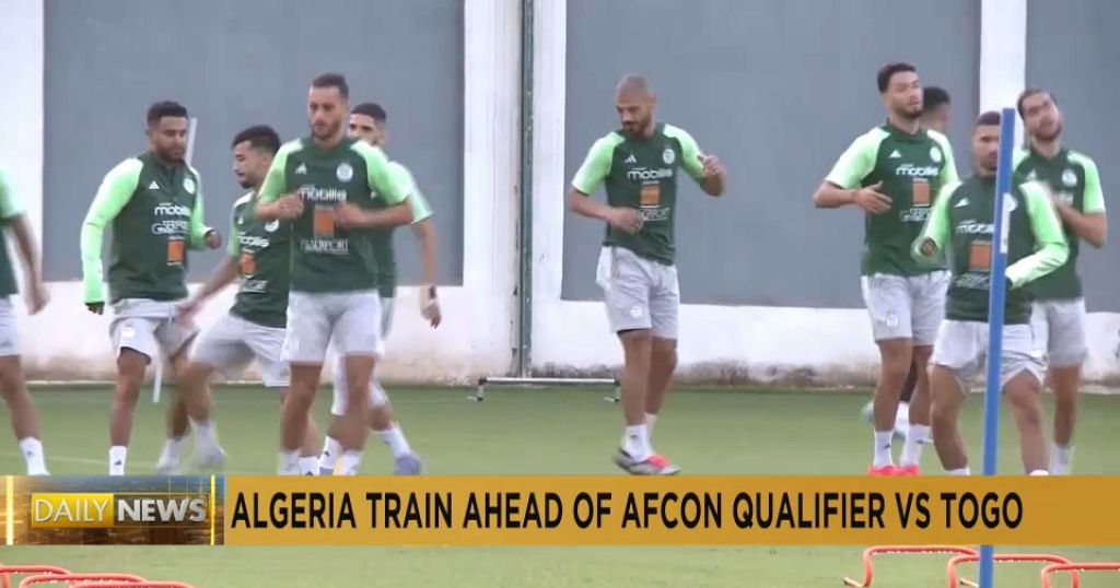 AFCON qualifiers: Mahrez and Algeria train ahead of Togo