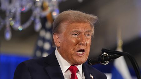 Cumhuriyetçilerin başkan adayı Donald Trump, 7 Ekim saldırısının yıl dönümünde Miami'de konuşma yapıyor, 7 Ekim 2024