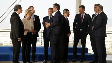 EUMED 9 summit at the Stavros Niarchos Foundation Cultural Centre in Athens, 2021. EUMED 9 summit at the Stavros Niarchos Foundation Cultural Centre in Athens, 2021.