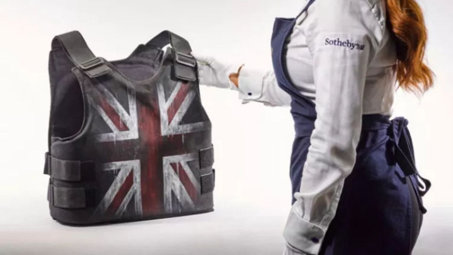 Banksy stab-proof vest made famous by rapper Stormzy sold for €930,000 ...