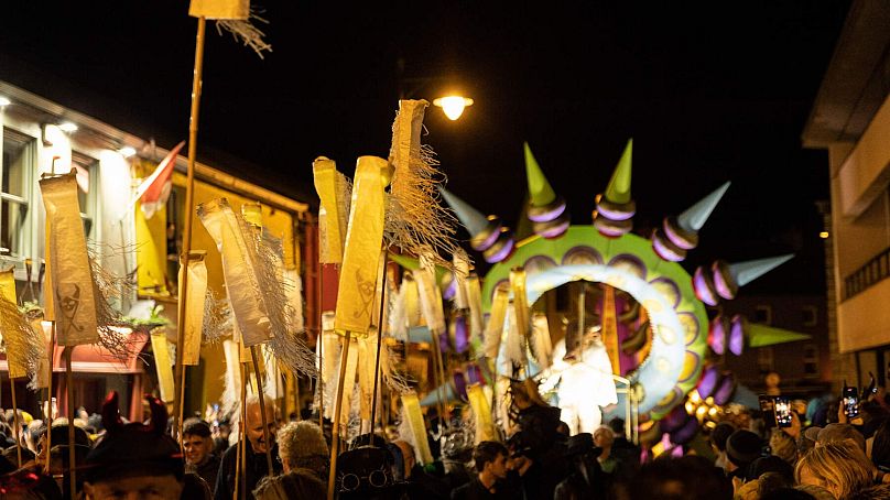 Púca Festival, Parade, Trim, County Meath, 2022. 