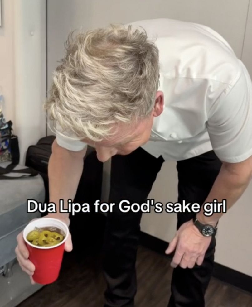 A Gordon no le gustó la receta de Dua.