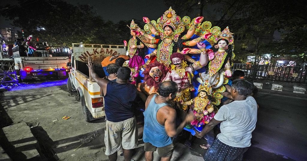 Festival season kicks off in India, with colourful celebrations underway