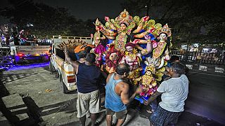 Festival season kicks off in India, with colourful celebrations underway