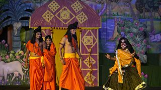 Inde : le théâtre populaire du Ramleela fait revivre l'épopée de Rama