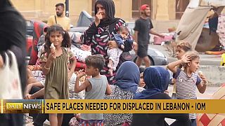 UN says needs safe locations to house Lebanon displaced 