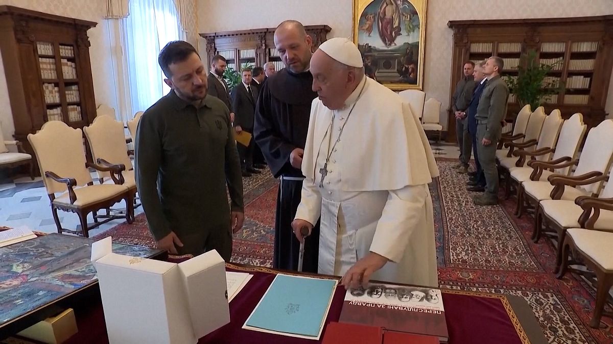 WATCH: Pope Francis meets Zelenskyy to discuss a path to peace