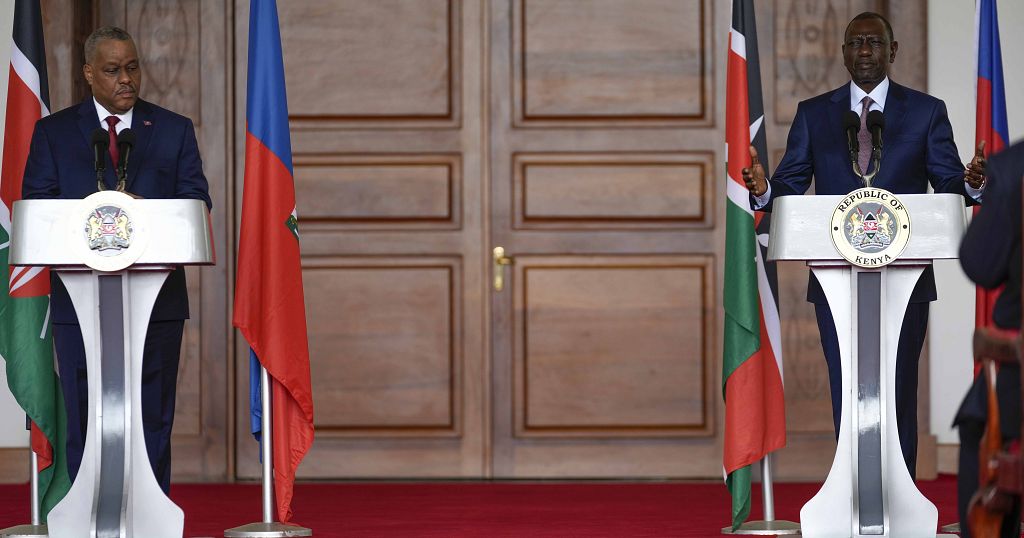 Haiti PM and Kenya president urge partners to boost support for peacekeeping mission