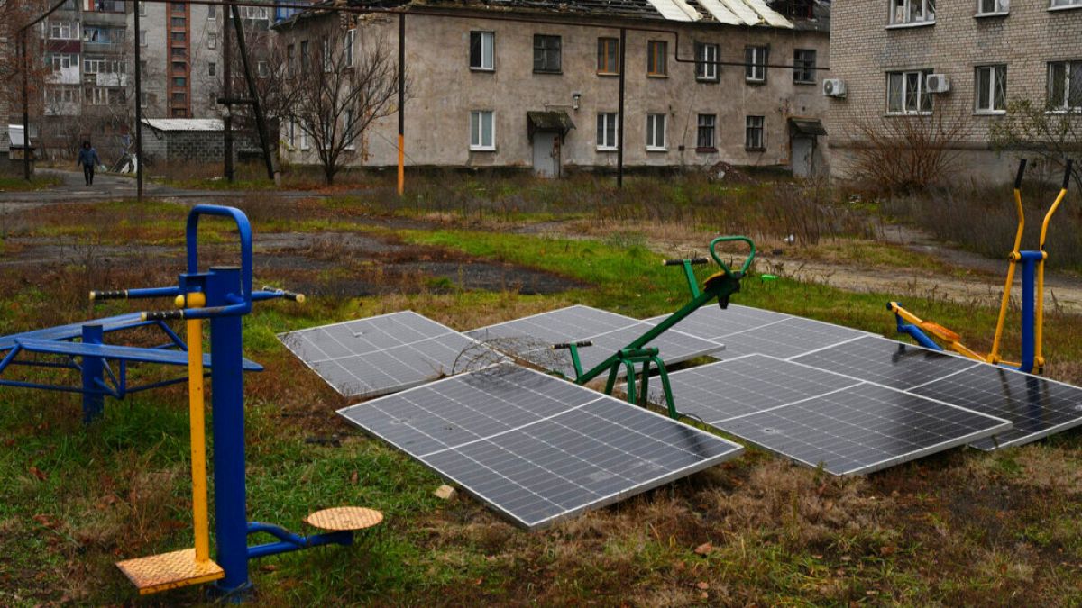 Ukrainian homeowners are using solar panels to prepare for a bitterly cold winter