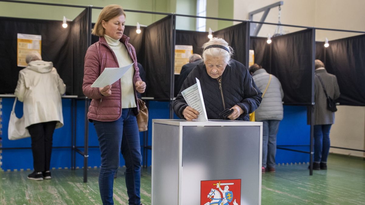 Litauen wählt ein neues Parlament inmitten einer Wirtschaftskrise und Besorgnis über den Nachbarn Russland auf dem Balkan