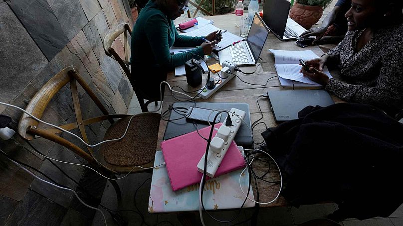 Mercato Cafe a Lusaka, Zambia, martedì 17 settembre 2024