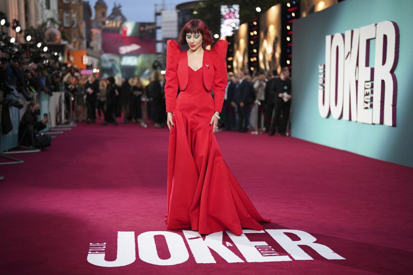 Lady Gaga "Joker: Folie a deux" filminin galasında.