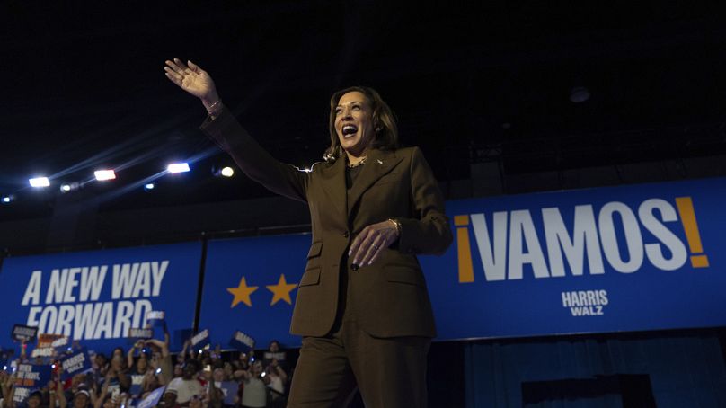 Kamala Harris a un comizio a Las Vegas