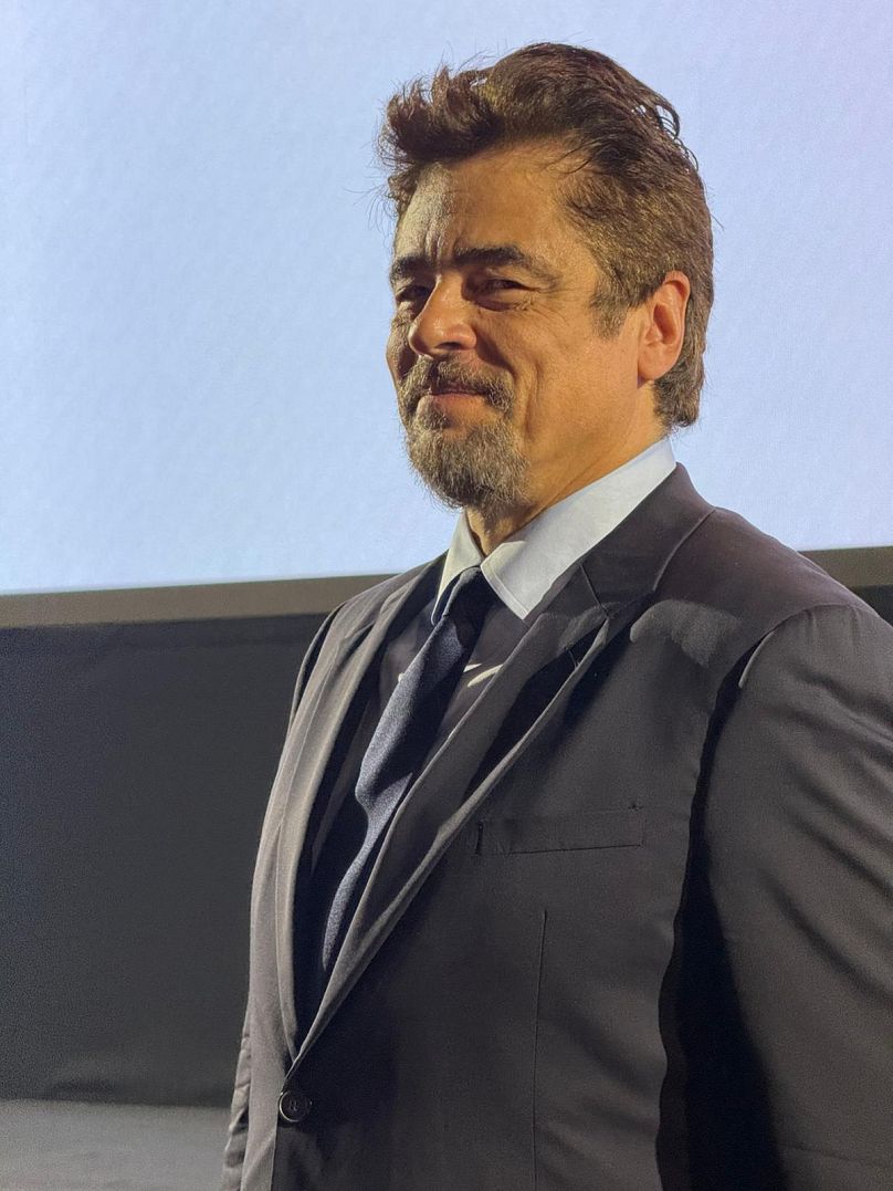 Benicio del Toro au Festival Lumière à Lyon, le 14/10/2024