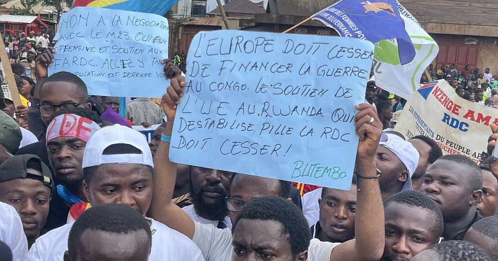 Protesters in eastern DRC denounce Rwanda and rebel negotiations