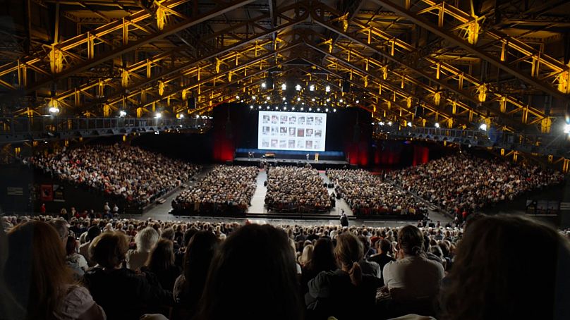 La Halle Tony Garnier à Lyon où se déroulent l'ouverture et la fermeture du Festival Lumière