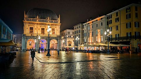 Piazza Loggia is just one of the delights Brescia in Italy has to offer 