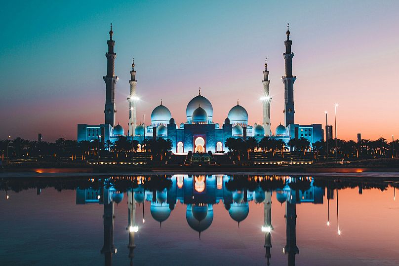 The Striking Sheikh Zayed Grand Mosque is one of Abu Dhabi's most popular attractions