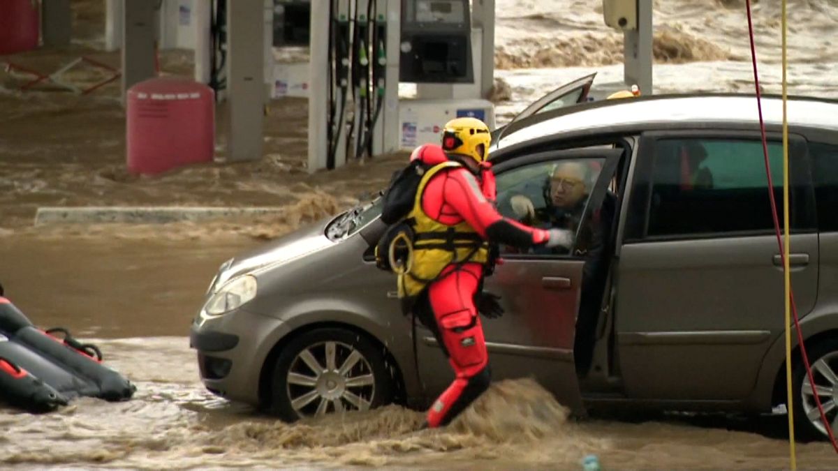 Severe flooding hits south of France after torrential rain