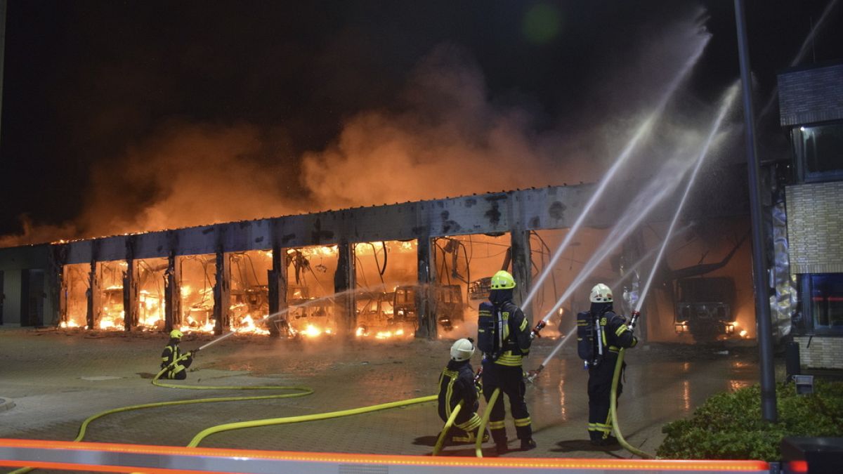 Brand-new fire station in Germany destroyed in blaze lacked fire alarm system