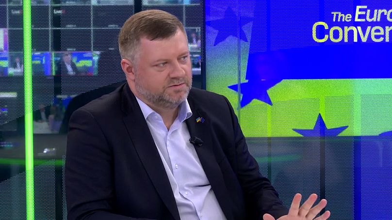 Oleksandr Korniyenko em entrevista à Euronews