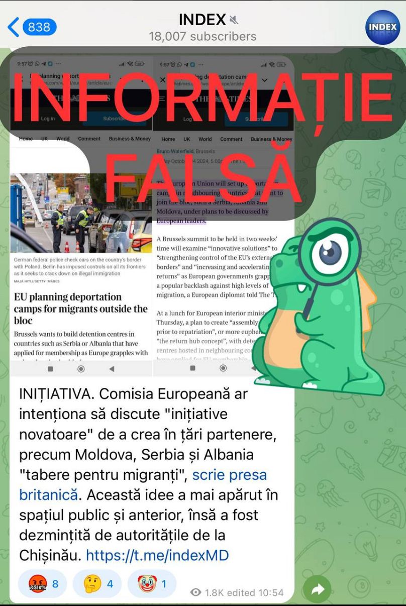 Un portavoce del governo moldavo smentisca informazioni riguardanti i centri per richiedenti asilo nel Paese
