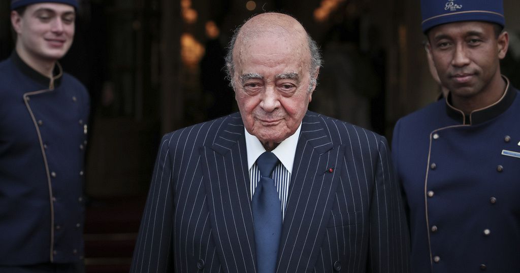 Ex-Fulham Captain Ronnie Gibbons accuses Mohamed Al Fayed of groping at Harrods