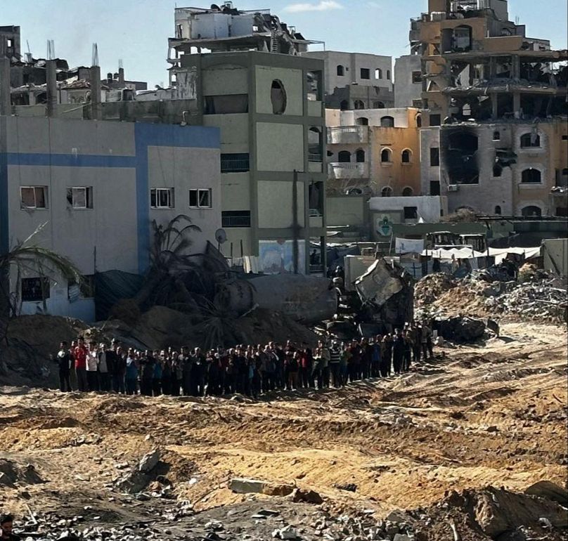اعتقال الجيش الإسرائيلي لعشرات الفلسطينيين في جباليا