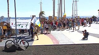 Protesta anti-turismo alle Isole Canarie, 20 ottobre 2024