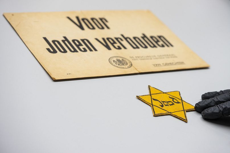 One of the yellow stars that Jews were mandated to wear will form part of the exhibition