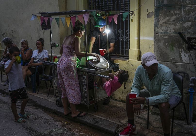 Suppenküche in Havanna während des Stromausfalls am 21. Oktober 2024