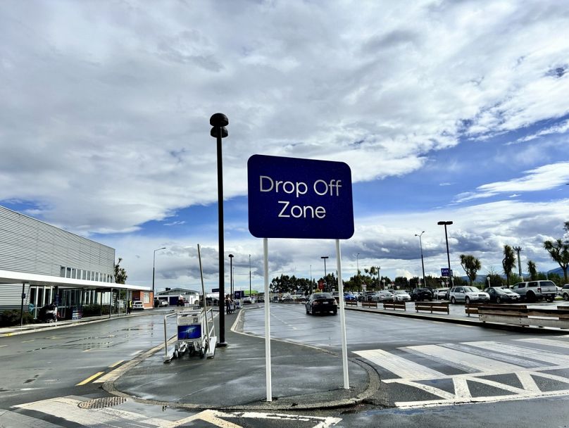 Dunedin airport's drop off zone now comes with a time limit to say your goodbyes