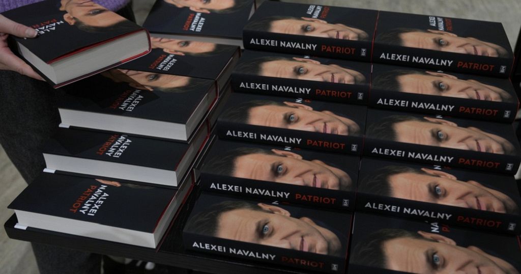 Navalny’s memoir featured in London ahead of official release