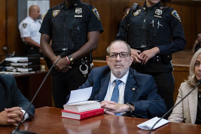 Harvey Weinstein appears in criminal court in New York, Wednesday, Sept. 18, 2024.