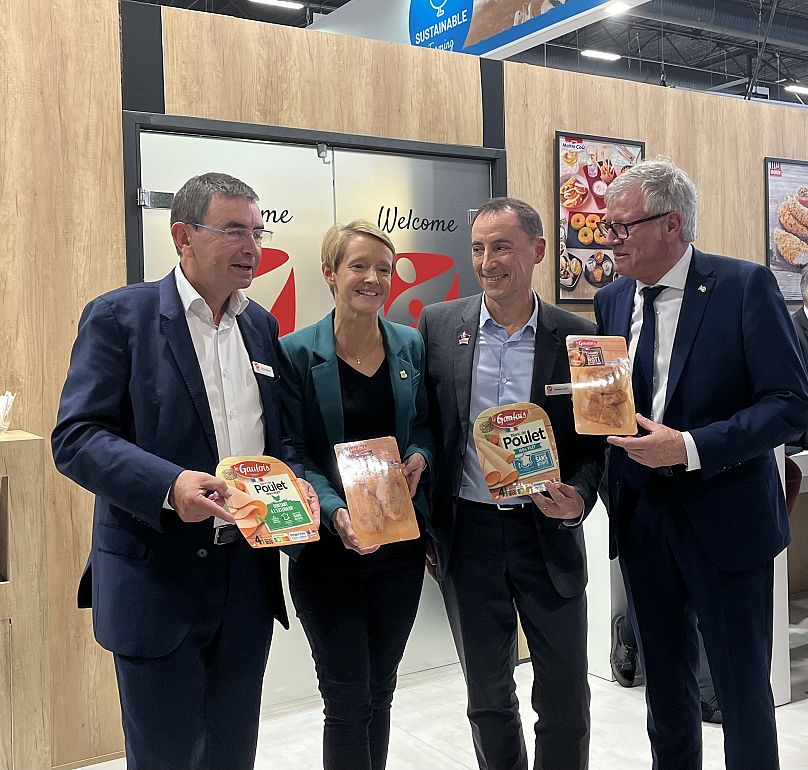 Laurence Garnier, French Secretary of State for Consumer Affairs, pictured second left.