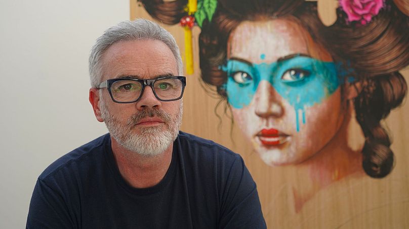 Fin DAC pictured in his Mile End studio. 