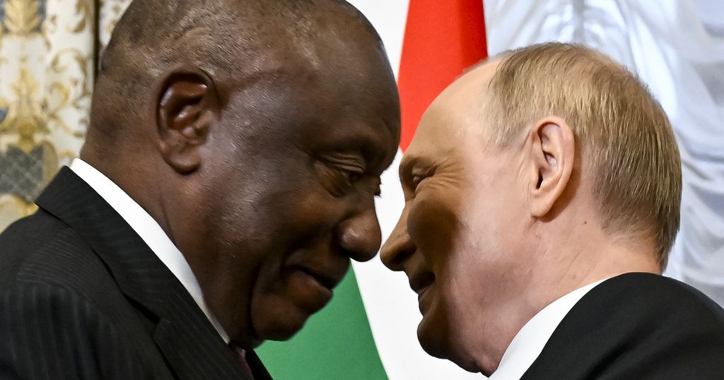 Sommet des BRICS : Ramaphosa rencontre Poutine