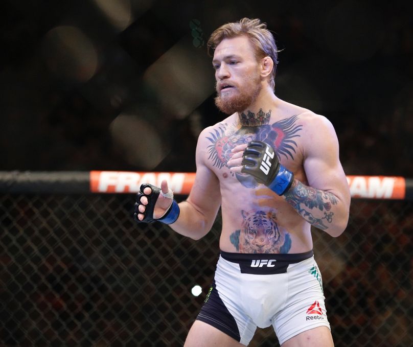 Conor McGregor egy Las Vegas-i meccs előtt, 2015-ben