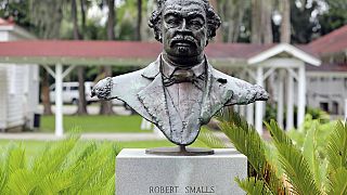 Un buste érigé en mémoire de l'Afro-Américain Robert Smalls